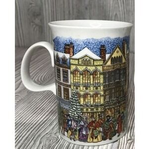 Dunoon Christmastime Mug Sue Scullard Victorian Village Fine Stoneware England